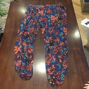 Super soft floral harem pants from anthropology